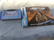 GAMEBOY ADVANCE GBA THE SCORPION KING SWORD OF OSIRIS WITH MANUAL 