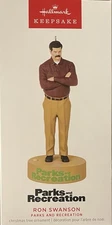 Hallmark Keepsake "Ron Swanson - Parks & Recreation" 2023 Sound Ornament NEW