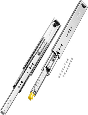 Heavy Duty Drawer Slides 16Inch, 1 Pair Locking Drawer Slides 250Lbs Load Capaci