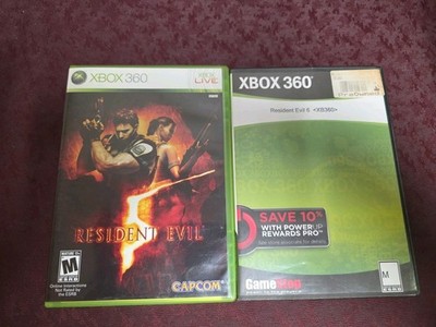 Microsoft Xbox 360 TESTED Resident Evil 5 (CIB)  + 6 (1st Disc Only)  Lot EM