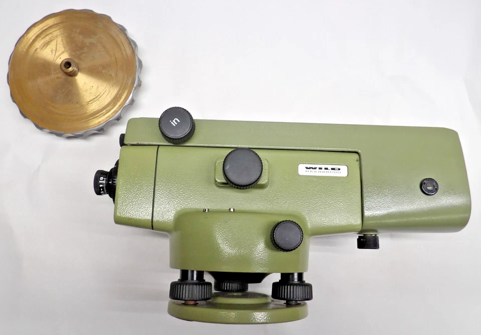 Nivel topográfico automático universal Wild Heerbrugg Leica NA2 con accesorio GMP3 Foto 2 de 4