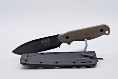 ESEE-LS Laser Strike Gunsmoke Fixed Blade W/ Sheath