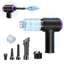 Powerful 14.5KPA Cordless Vacuum Air Duster 3-in-1 for PC, Laptop, Keyboard, U