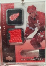 2001-02 Upper Deck Ice - 1st Rounders Steve Yzerman #F-SY (MEM)