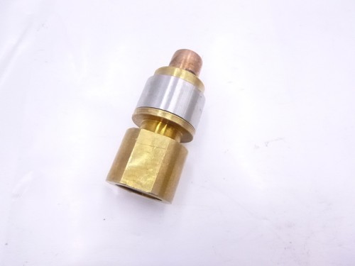 Medlok 1/2" FNPT x Copper Sweat Axially Swaged Medical Gas Fitting