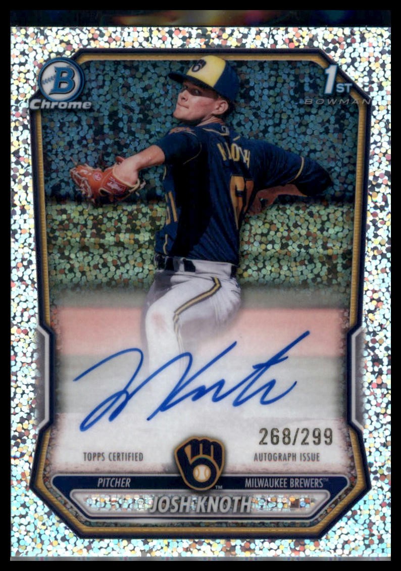 2026 Bowman #CPA-JK Jared Kelley Chrome Prospect Auto Speckle Refractor /299