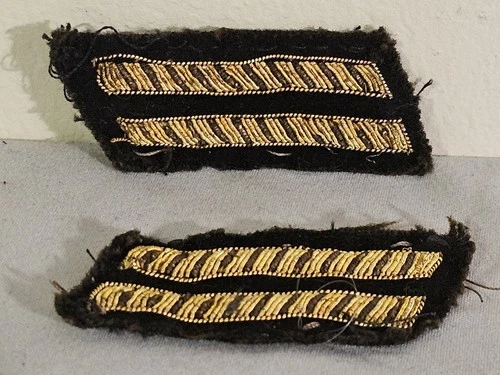 Civil War Reenactment Confederate 1st Lieutenant Bullion Insignia Bars Replica