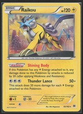 Raikou BREAKthrough 55/162 Holo Rare BKT Pokemon TCG Card NM