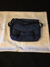 16 inch Navy Blue Laptop Messenger Bag