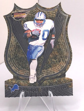 Barry Sanders 1999 Pacific Revolution NFL Icons #4 HOF Lions Rare 1:121 Sharp!