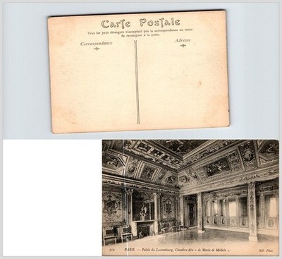 Marie de Medicis Chamber Luxembourg Palace Interior Photo Paris 1960s PC