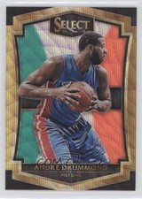 2015-16 Panini Select Premier Level Tri-Color Prizm Andre Drummond #131 9w4