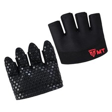 MT Half Finger Gym Gloves for Men  Women  Non-Slip Grip, Breathable Workout
