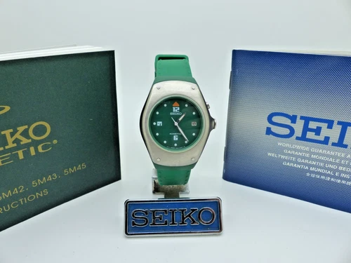 SEIKO Kinetic Arctura Ladies 3M22-OD98 NOS Vintage SWP315P New Capacitor