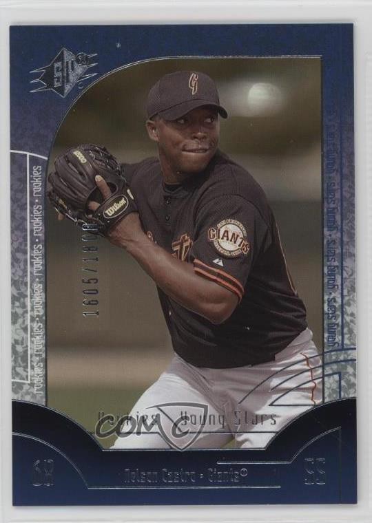 2002 SPx Rookies/Young Stars /1800 Nelson Castro (Portrait) #104 Rookie RC sh7