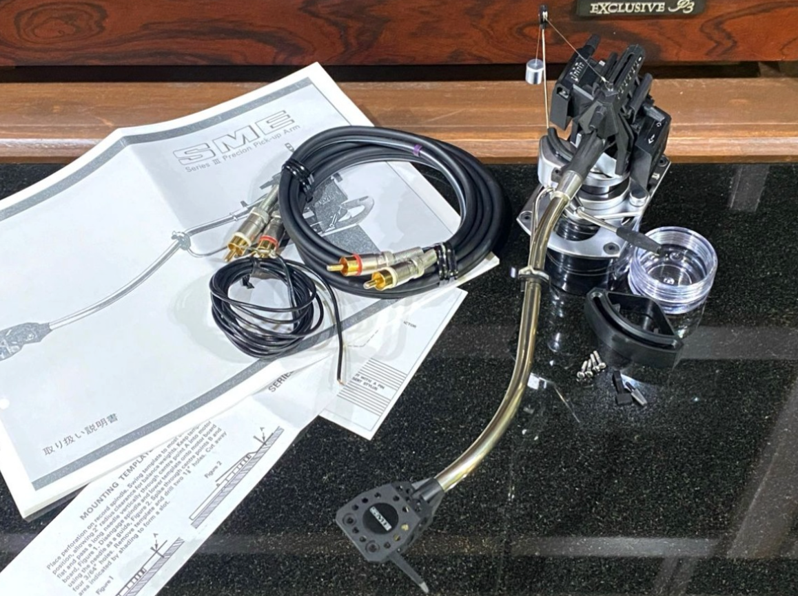 SME 3009 Series III Tonearm Low Mass w/ Phono Cable Damping Kit | eBay