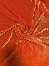 Silk Velvet Fabric 1m Long X 45?Wide |Soft Silk Velvet For Dres,Sewing,Gown-V36A