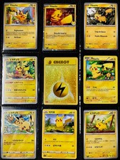 Lot De 8 Cartes Pokémon TCG Pikachu HOLO STAMP+ 1 Energy⚡️HOLO