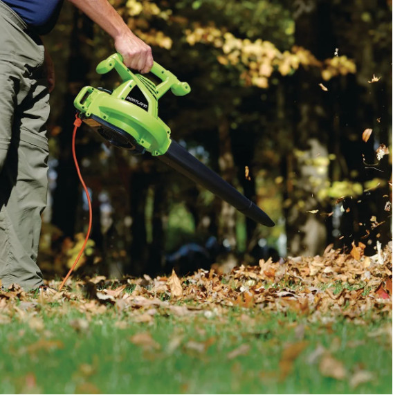 PORTLAND 12 Amp, 3-in-1 Electric Blower Vacuum Mulcher