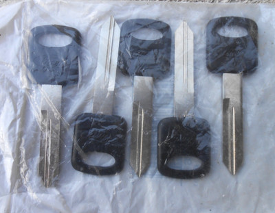 5 NEW FORD OEM OVAL LOGO UNCUT MASTER KEY BLANKS   MADE IN USA