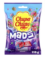 Chupa Chups Mads Berry Fruchtgummi 115G, Beerengeschmack, Snacks FüR Unterwegs