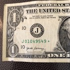 2017 Series $1 J STAR NOTE J01049549* FEDERAL RESERVE NOTE — photo 3