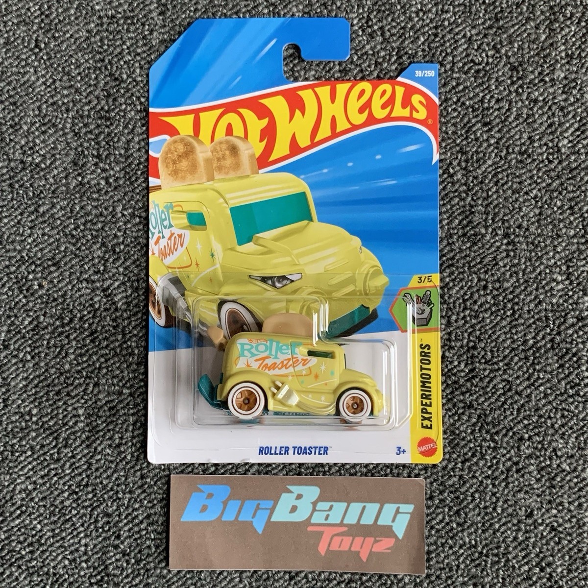 Hot Wheels Roller Toaster Yellow #39 Mainline 2026 Case B (In