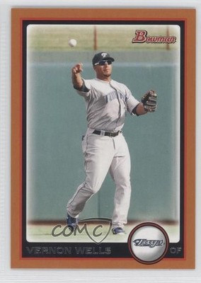 2010 Bowman Orange 51/250 Vernon Wells #107 9t3