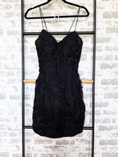 Black Amelia Couture HOCO Homecoming Cocktail Dress sz 10 SALE