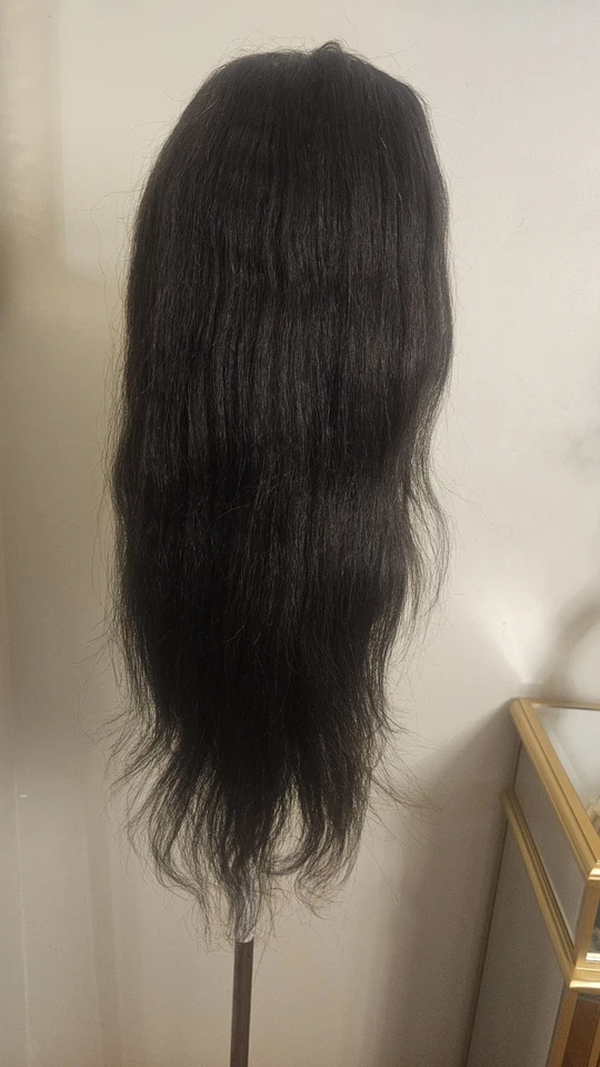 High Quality regula Top 26 to 28 " straight150% Virgin Human Hair  Lace Wig  - Image 3 of 4