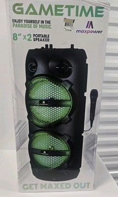 Maxpower Game Time Portable Bluetooth Karaoke Speaker