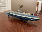 Vintage~Wolverine~Wind Up~Submarine Tin Toy~WORKING~SEE VIDEO