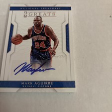 Panini Mark Aguirre Basketball Sports Trading Card Singles  display picture 1