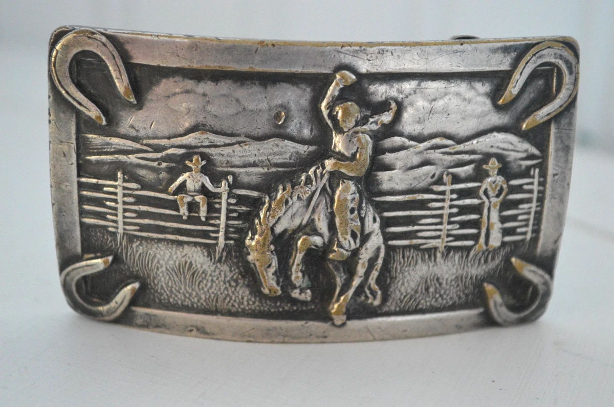 Vintage Rodeo Belt Buckle In Collectible Western Americana  display picture 3