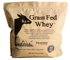 Raw Grass-Fed Whey Protein Powder Unflavored, 5 lb 17.34 per gallon