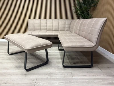 Furniture Village- LIMA Fabric Corner Bench Set, RRP: £1299 - Image 1 of 4