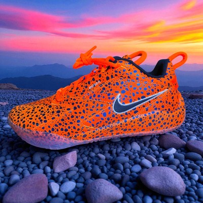 Nike Air Zoom Hyperace 3 SE Orange Blue Speckle Mens Volleyball