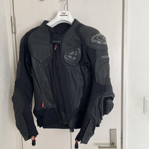 IXON Vendetta Evo Motorcycle Leather Jacket Size L [EXC] limited