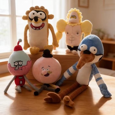 2026 New Cartoon Regular Show Plush Toys Cute Animal Stuffed Doll Kids Fans Gift