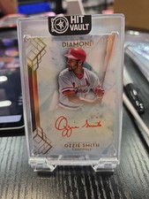 2020 Topps Diamond Icons - Red Ink Autographs Ozzie Smith #RI-OZM 06/25