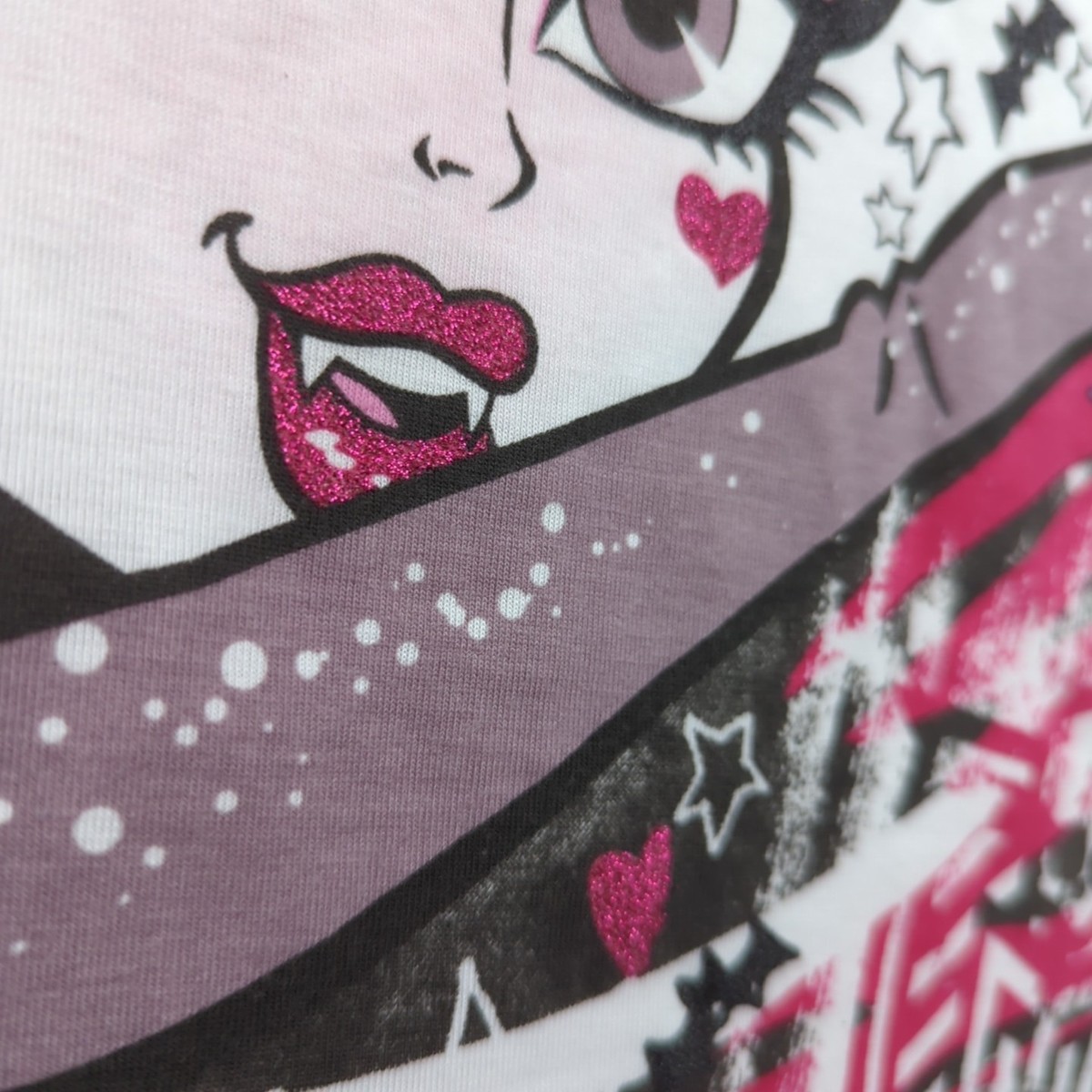HOTEI MONSTER DRIVE PARTY!! タンクトップ サイズS Monster High Shirt Girls 14/16 Pink Tank Top Deadstock 2014 NWT