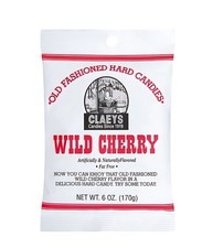 Claey's Old Fashioned Hard Candy Wild Cherry Lemon Drops - 6 oz Bag