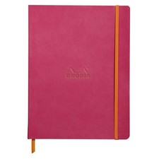 Rhodia Rhodiarama Softcover Notebook - 80 Lined Sheets - 9 3/4 x 7 1/2 -