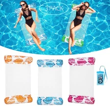 3/5/8 Pack Multi-Purpose Pool Hammock Float - 4-in-1 Water Lounge Chair, Drifter