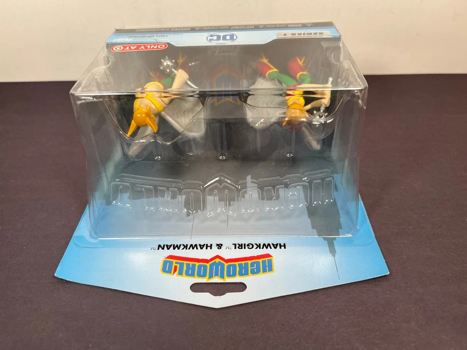 Juego de figuras Funko HeroWorld DC Comics HAWKGIRL & HAWKMAN serie 1 objetivo Foto 4 de 4