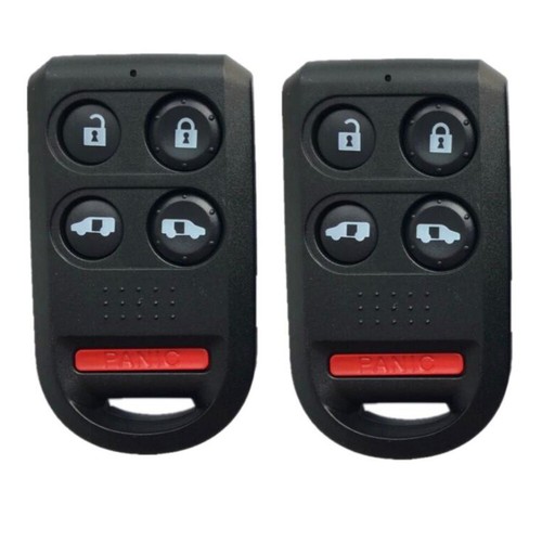 2PCS Remote Car Key Shell For Honda Odyssey Entry Keyless Case 5 Buttons