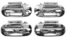 Front Rear Exterior Door Handle Set Fits Ford Expedition, Fits Lincoln Navigator