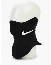 Black Neck Warmer Face Mask Gaiter Scarf Ski Soccer Cold Weather Ear Cover Big