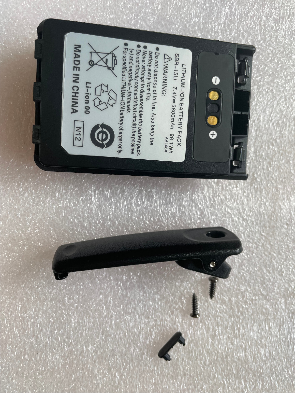 Batteria Ad Alta Capacità SBR-15LI 3800mAh Per Radio Yaesu VX-8DR FT - Foto 5