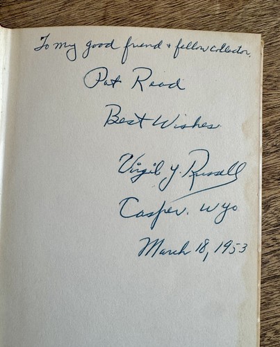INDIAN ARTIFACTS Virgil Y Russell 1st Edition 1951 Signed w/ Dust Jacket - Bild 3 von 9